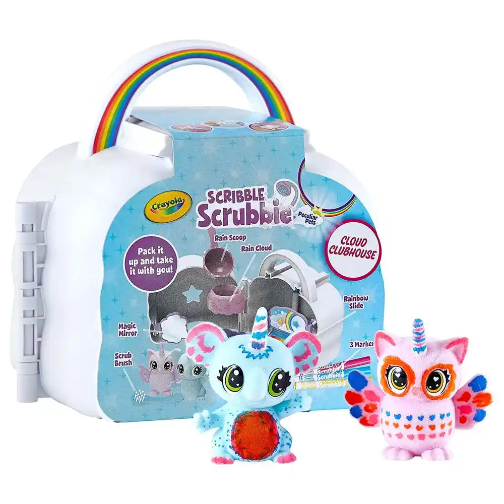 Crayola - Scribble Scrubbie Pets Cloud Clubhouse Playset