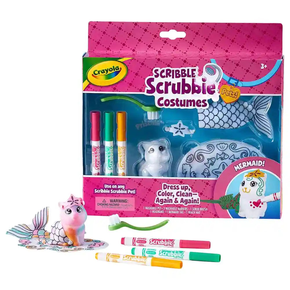 Crayola Scribble Scrubbie Mermaid Pack Crayola Scribble Scrubbie Mermaid Pack
