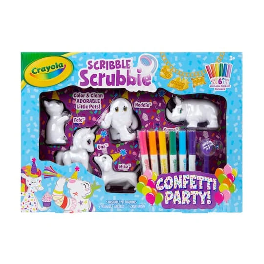 Crayola Scrbble Scrubbie Confetti Party