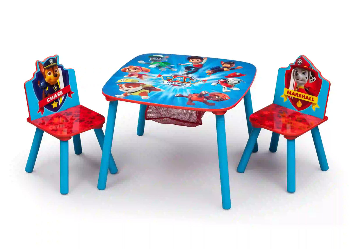 Delta Children Paw Patrol Table - Chair Set W/ Storage