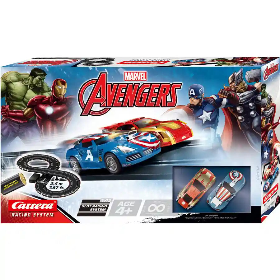 لعبة سباق السيارات Carrera Go! Marvel Avengers Slot (2.4 متر) لعبة سباق السيارات Carrera Go! Marvel Avengers Slot (2.4 متر)