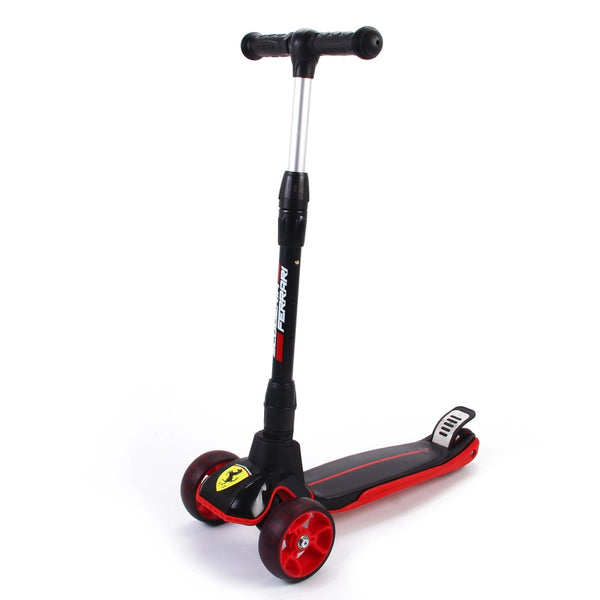 Ferrari 3 Wheel Foldable Twist Scooter (Black)