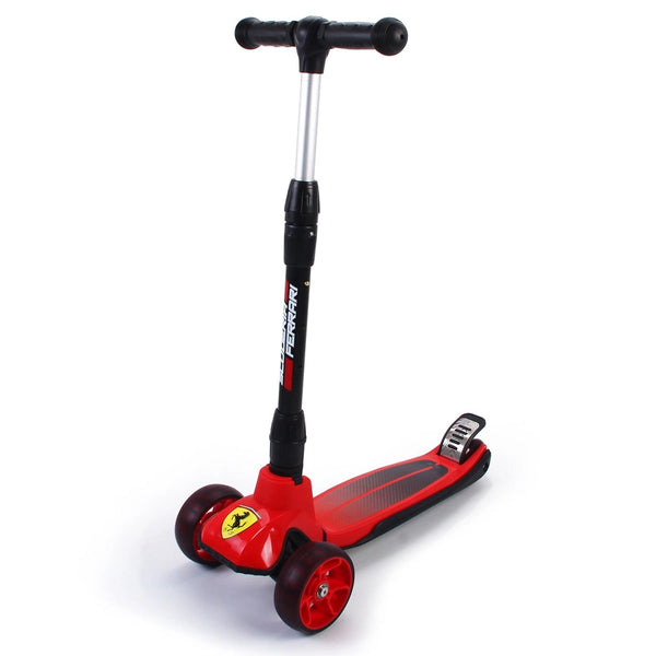 Ferrari 3 Wheel Foldable Twist Scooter (Red)