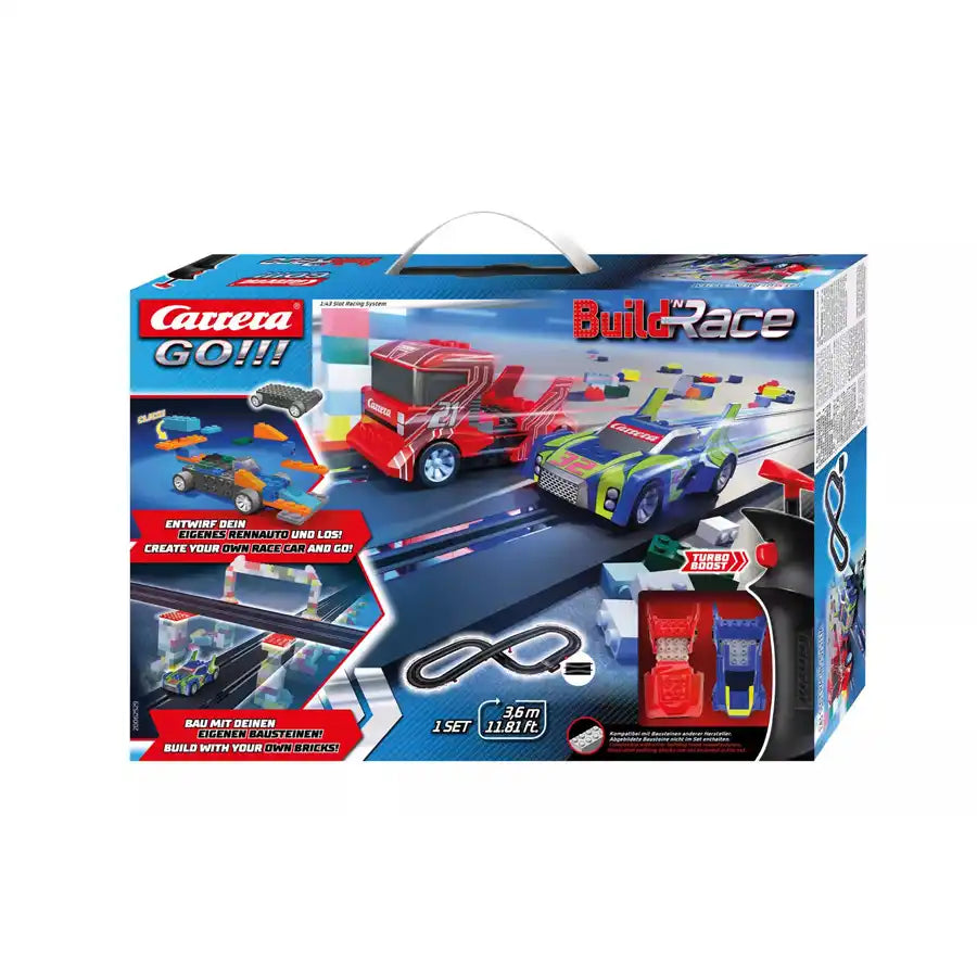مجموعة سباق Carrera Go! Build N Race (3.6 متر) مجموعة سباق Carrera Go! Build N Race (3.6 متر)