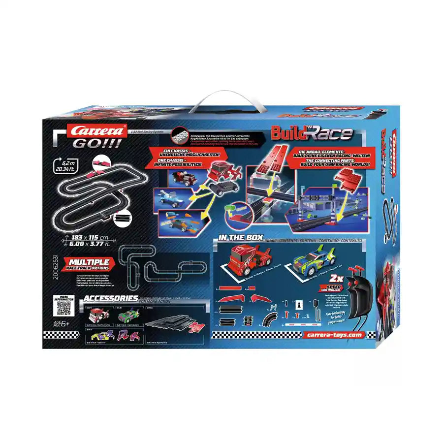 مجموعة سباق Carrera Go! Build N Race (6.2 متر) مجموعة سباق Carrera Go! Build N Race (6.2 متر)