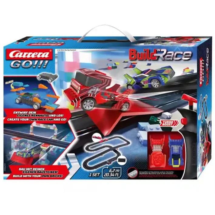 مجموعة سباق Carrera Go! Build N Race (6.2 متر) مجموعة سباق Carrera Go! Build N Race (6.2 متر)