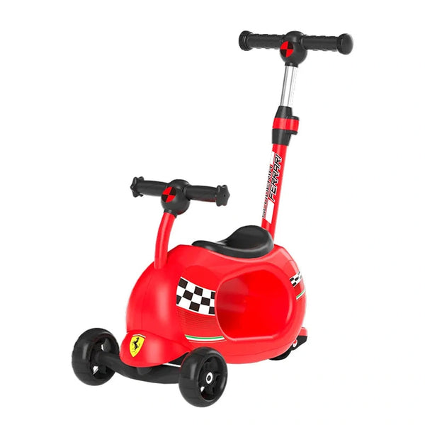 Ferrari 4 In 1 Twist Scooter For Kids (Red)