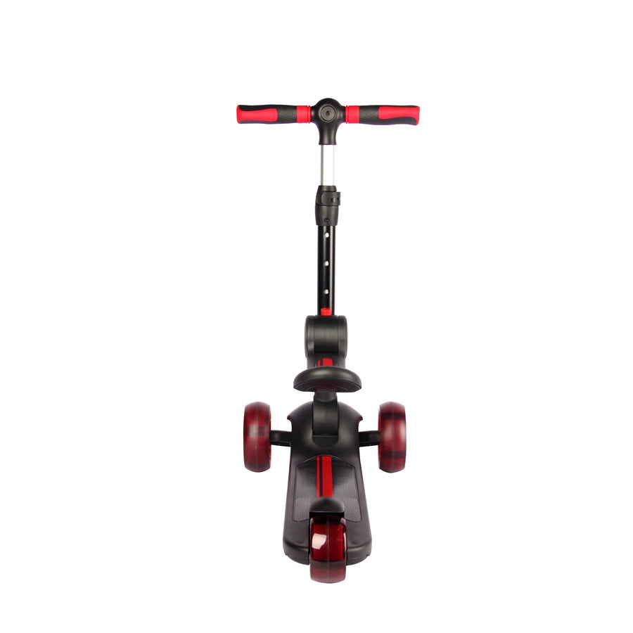 Ferrari - 2 In 1 Foldable Twist Scooter For Kids (Black)