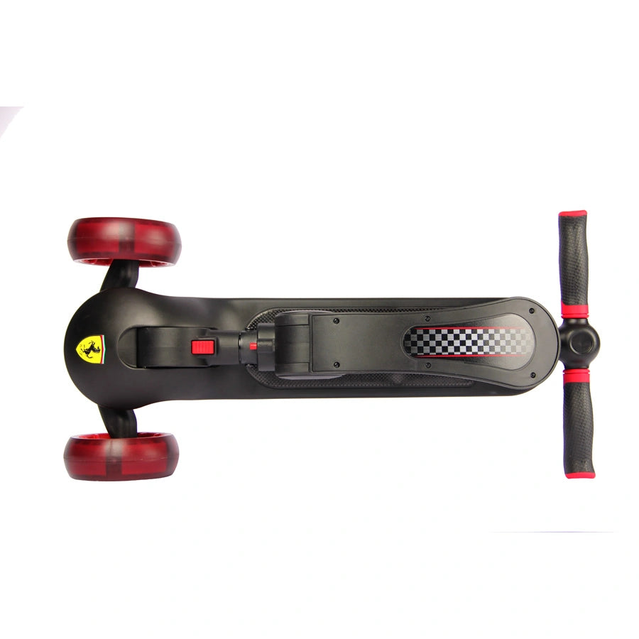 Ferrari - 2 In 1 Foldable Twist Scooter For Kids (Black)