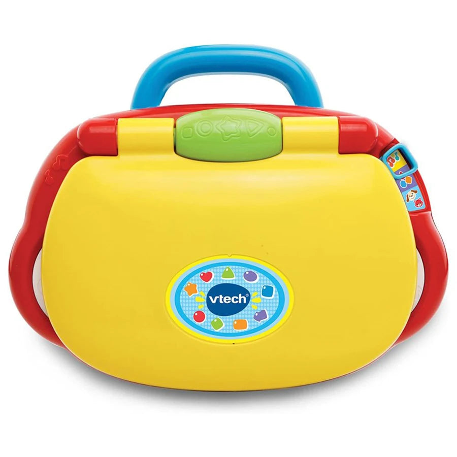 كمبيوتر محمول للأطفال من Vtech باللون الأصفر كمبيوتر محمول للأطفال من Vtech باللون الأصفر