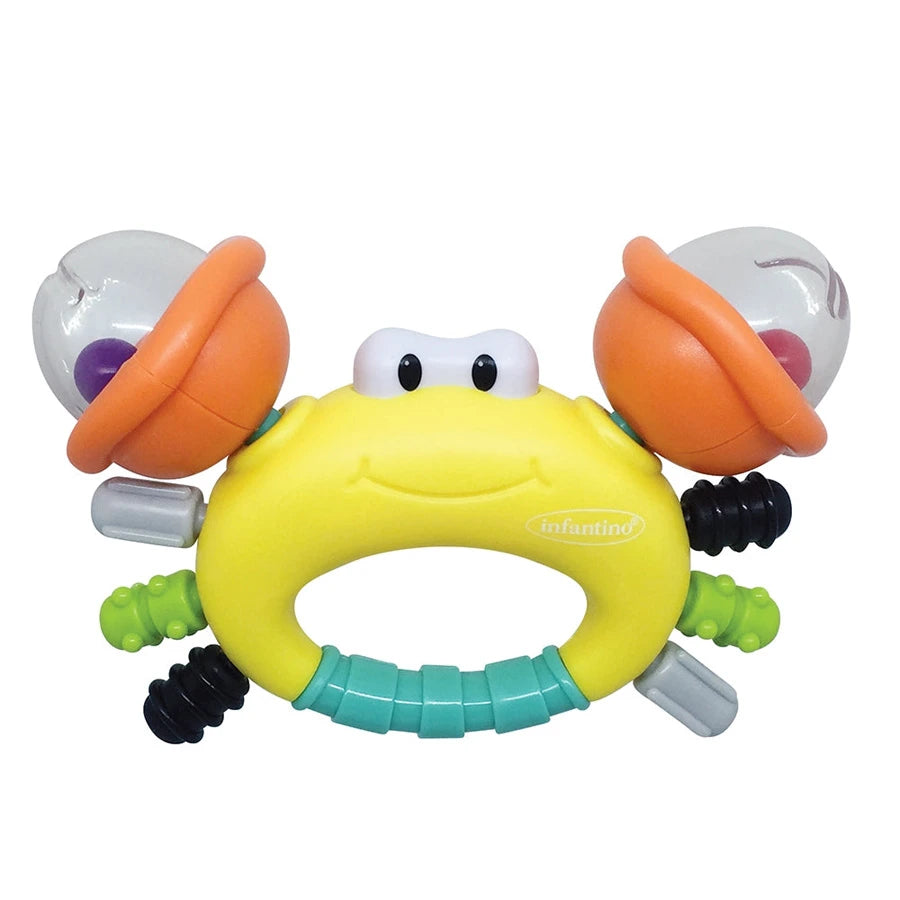 Infantino - Rattle And Teether Sand Crab