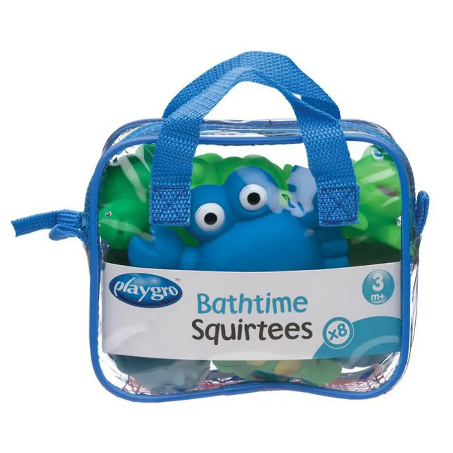 Playgro - Bathtime Squirtees (Pack of 8)