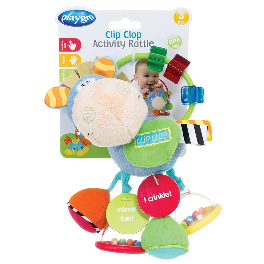 Playgro Clip Clop Activity Rattle
