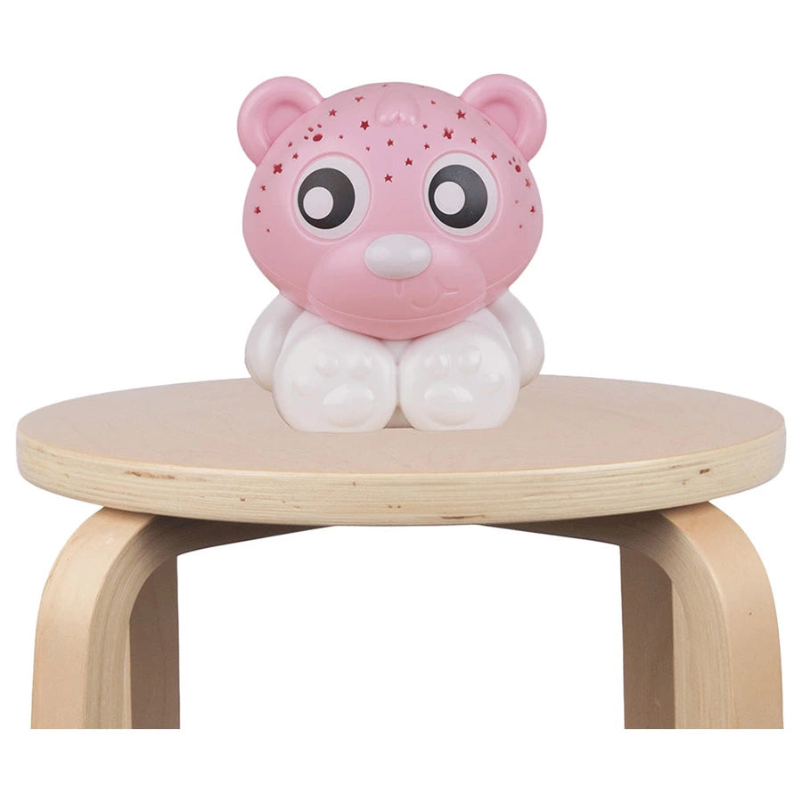 Playgro - Goodnight Bear Night Light And Projector (Pink And White)
