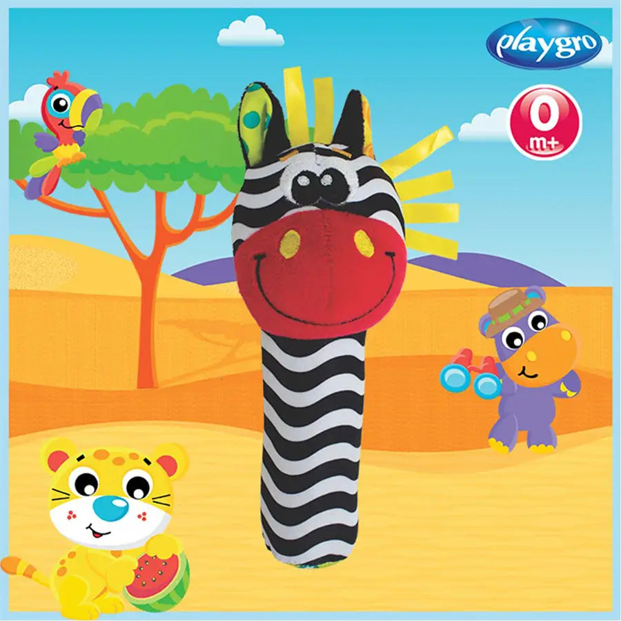 Playgro - Jungle Squeaker Zebra
