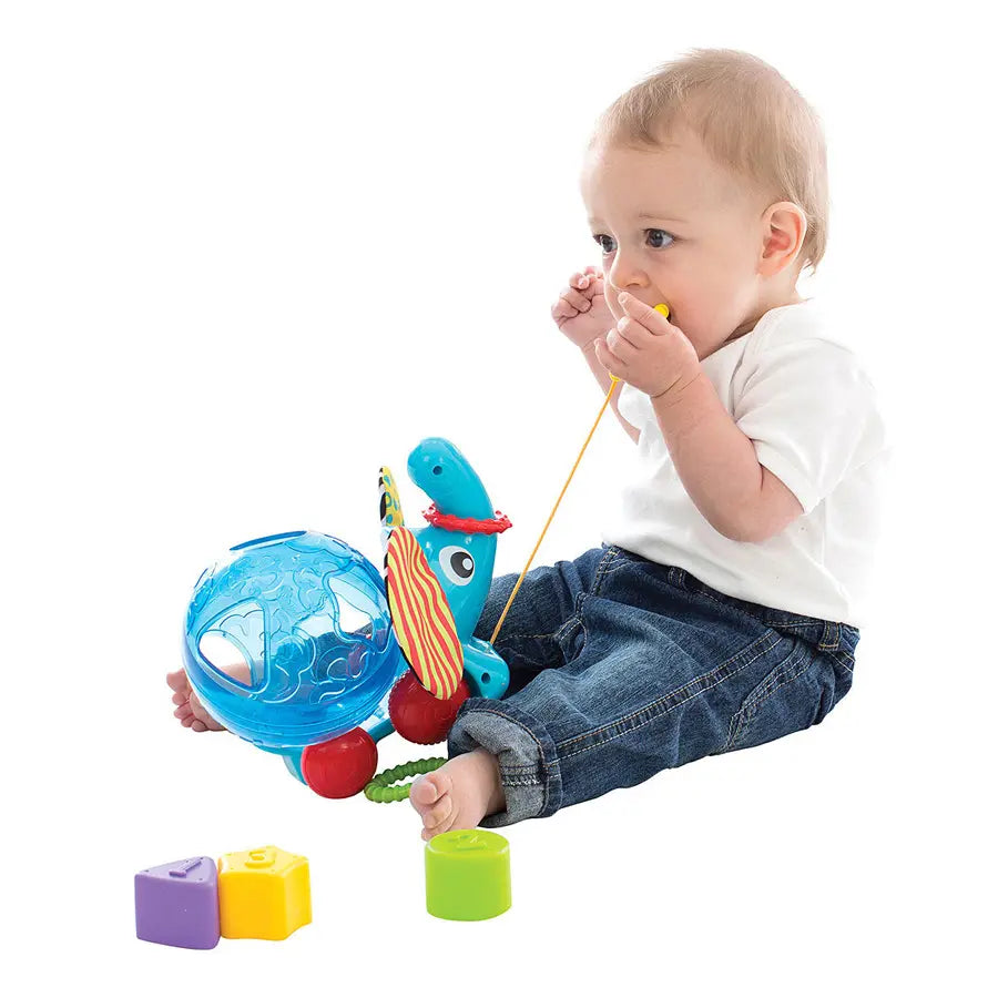 Playgro - Pull Along Elephant 3-In-1 Toy