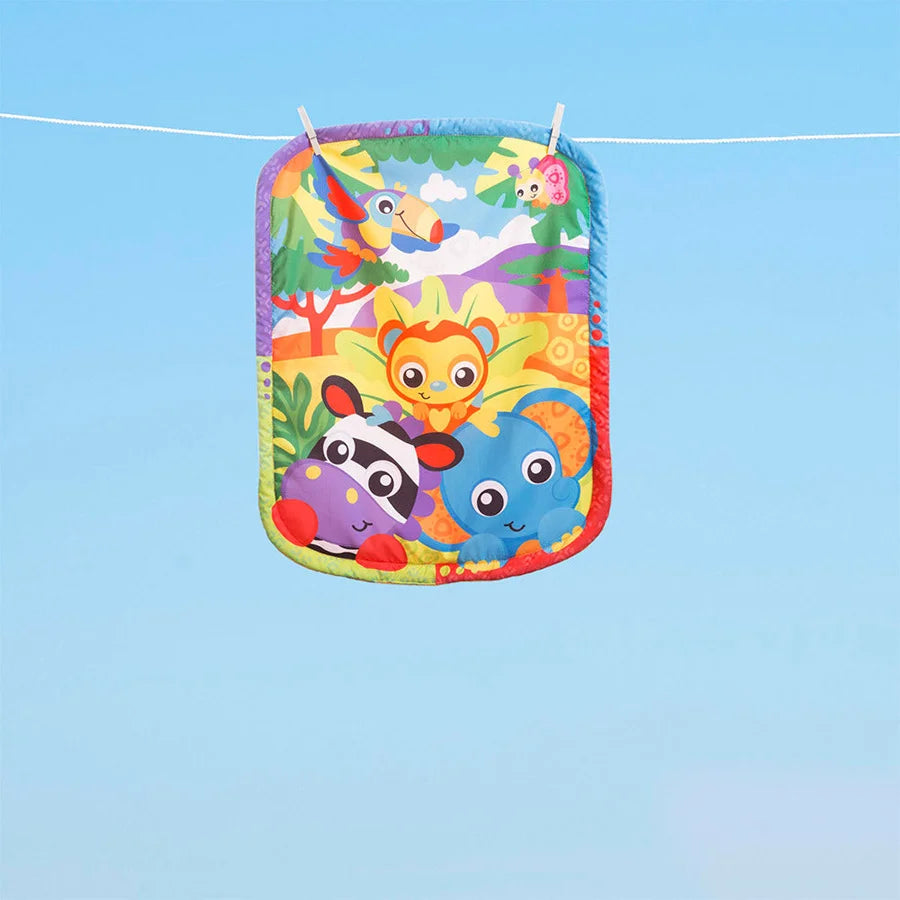 Playgro - Zoo Play Timetummy Time Mat And Pillow