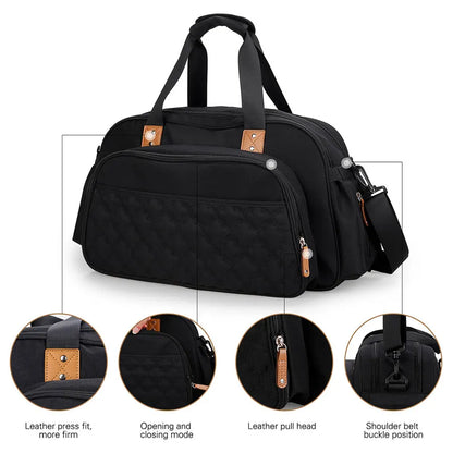 Little Story Bed in a Bag Quilted (Black)