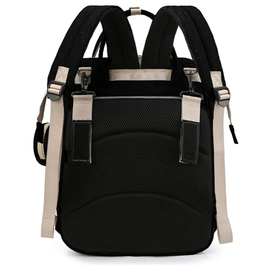 Little Story Diaper Bag with Pacifier Pouch (Black)