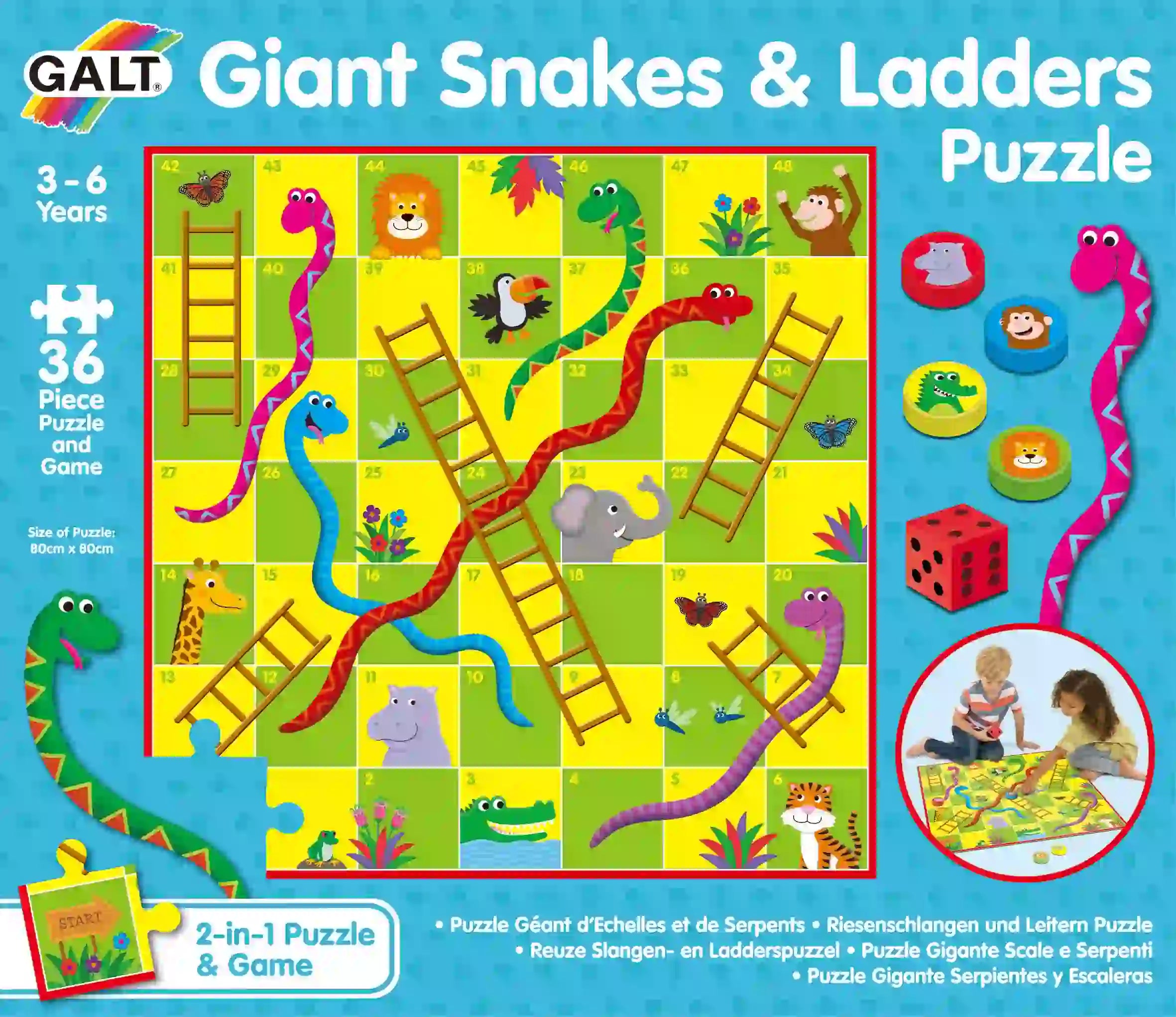 Galt - Giant Snakes And Ladders Puzzle