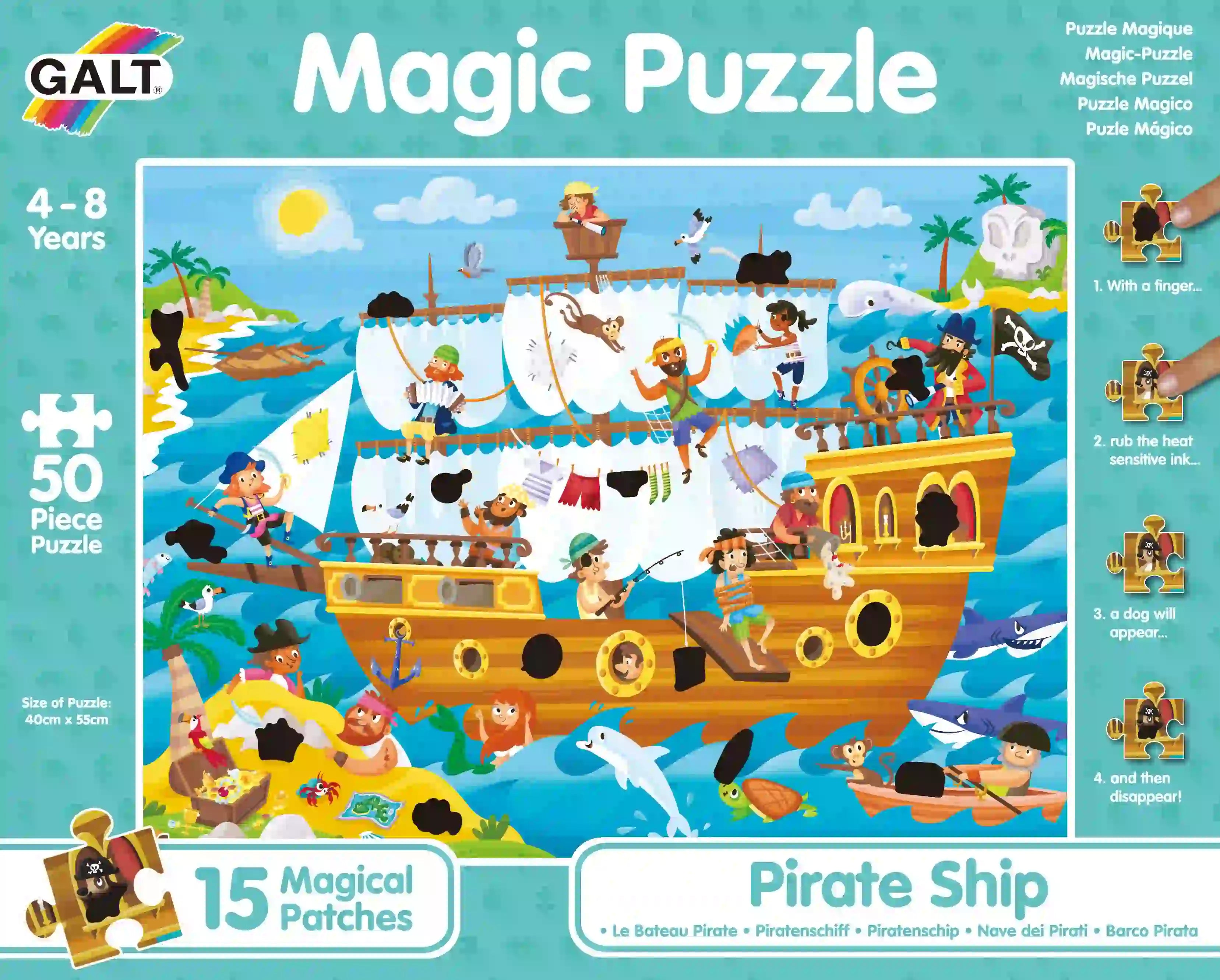 Galt - Pirate Ship Magic Puzzle