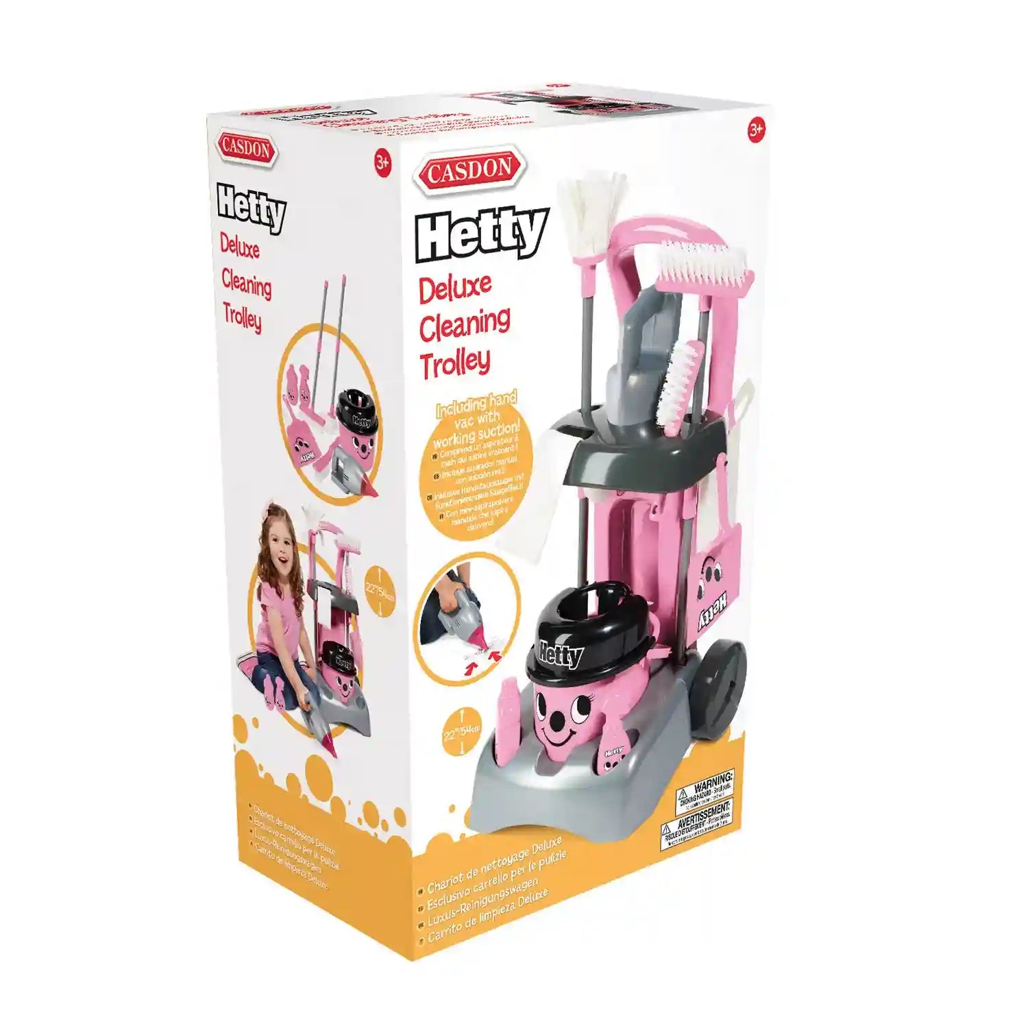Casdon - Deluxe Hetty Cleaning Trolley Toy