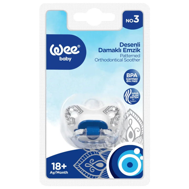 Wee Baby - Evil Eye Patterned Body Orthodontic Soother (18M+)