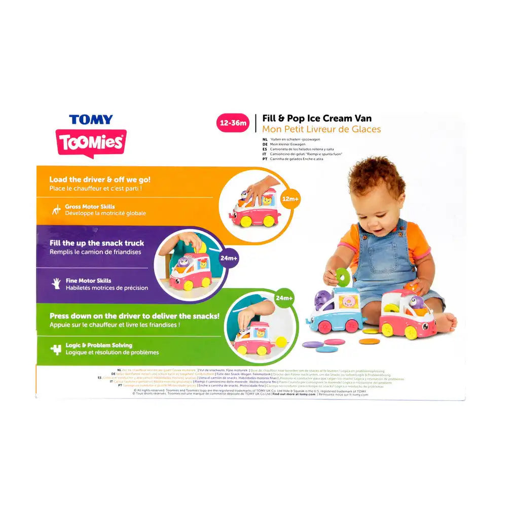 Tomy Toomies Fill And Pop Snack Trucks