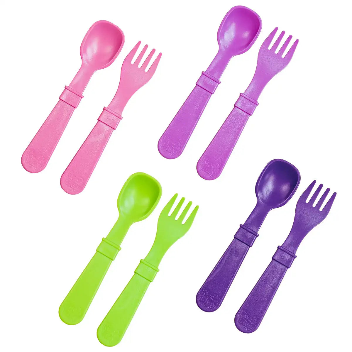 Re-Play - Packaged Utensils (Spoons And Forks) -Butterfly - Pack of 8