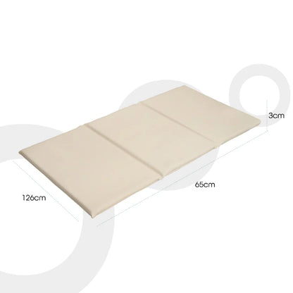 Moon - 3-Fold Daycare Mattress - 126 x 65 x 3 cm