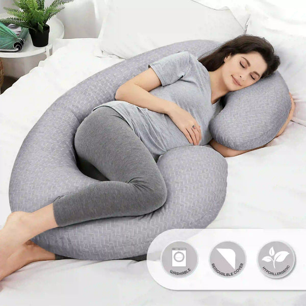 Moon Maternity Pillow (Grey)