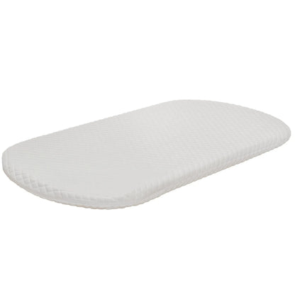 غطاء القمر كريب & باسينيت ماتريس - ٨١ كس ٤٣ كس ٣ سم - تودلير ماتريس، غطاء ريموفابل (أبيض)