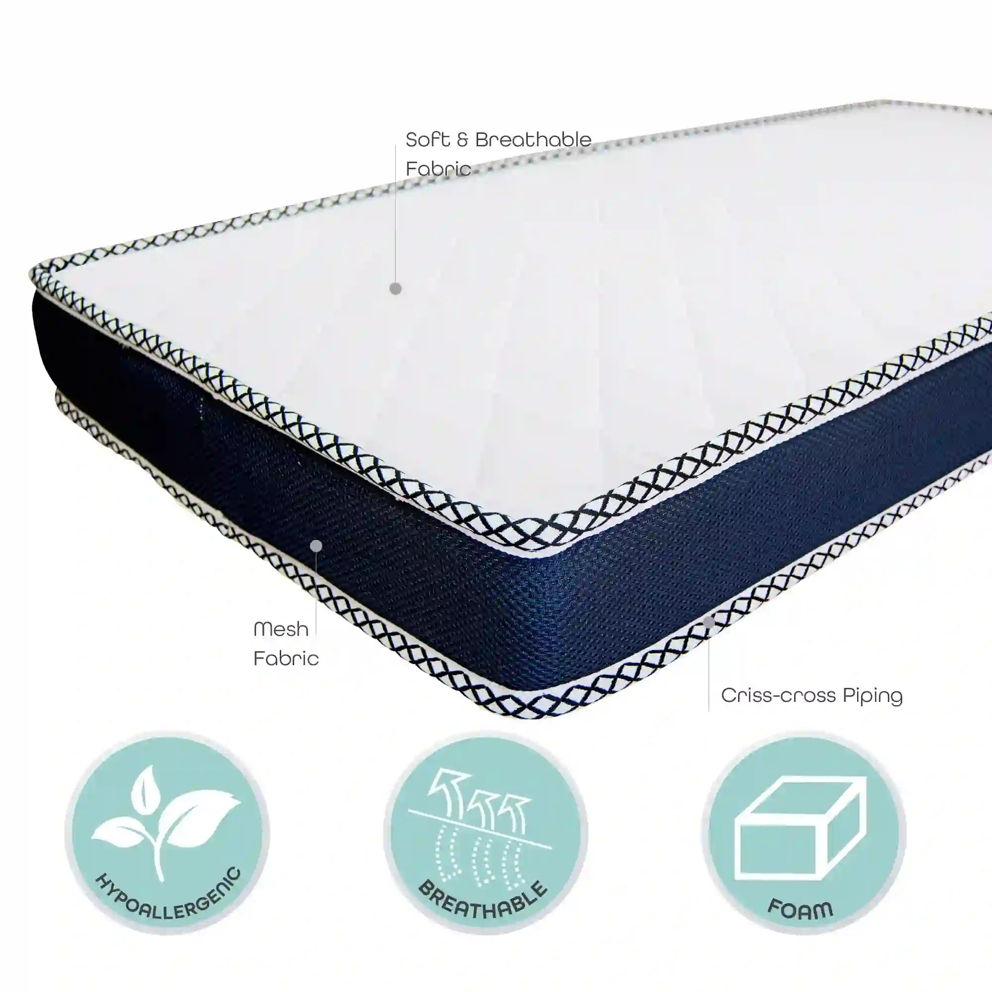 Moon - Kids Mattresses (133 x 70 x 10 cm)