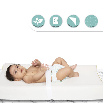 Moon Organic Baby Changing Mat (White)