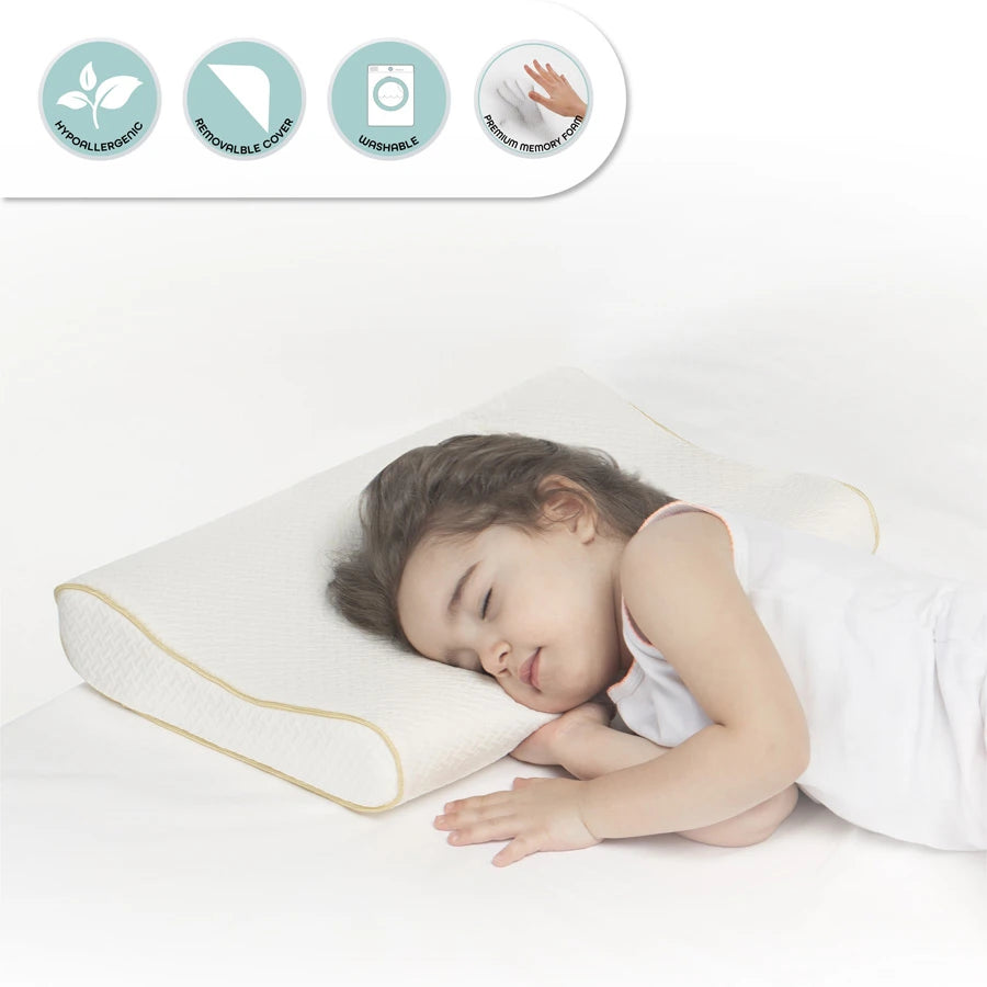 Moon - Organic Baby Pillow (White)