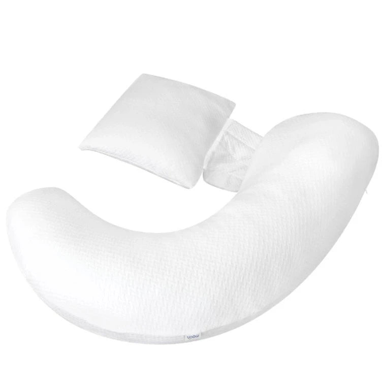 Moon - Organic Multi-Position Pregnancy Pillow (White)