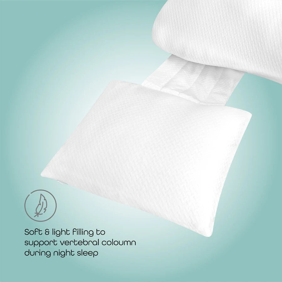 Moon - Organic Multi-Position Pregnancy Pillow (White)