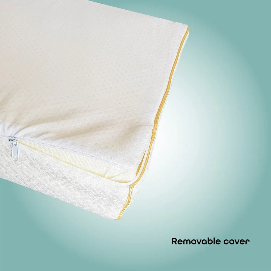 Moon Organic Universal Crib Wedge Pillow (White)