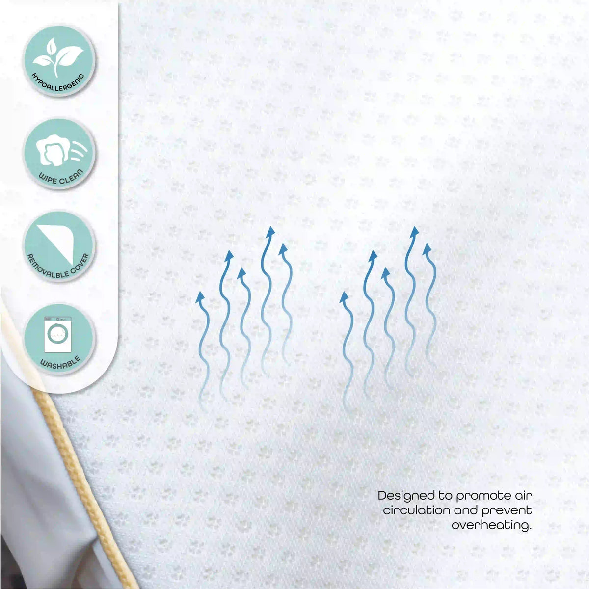 Moon Ventiflow Mattress (140 x 70 x 10 cm)