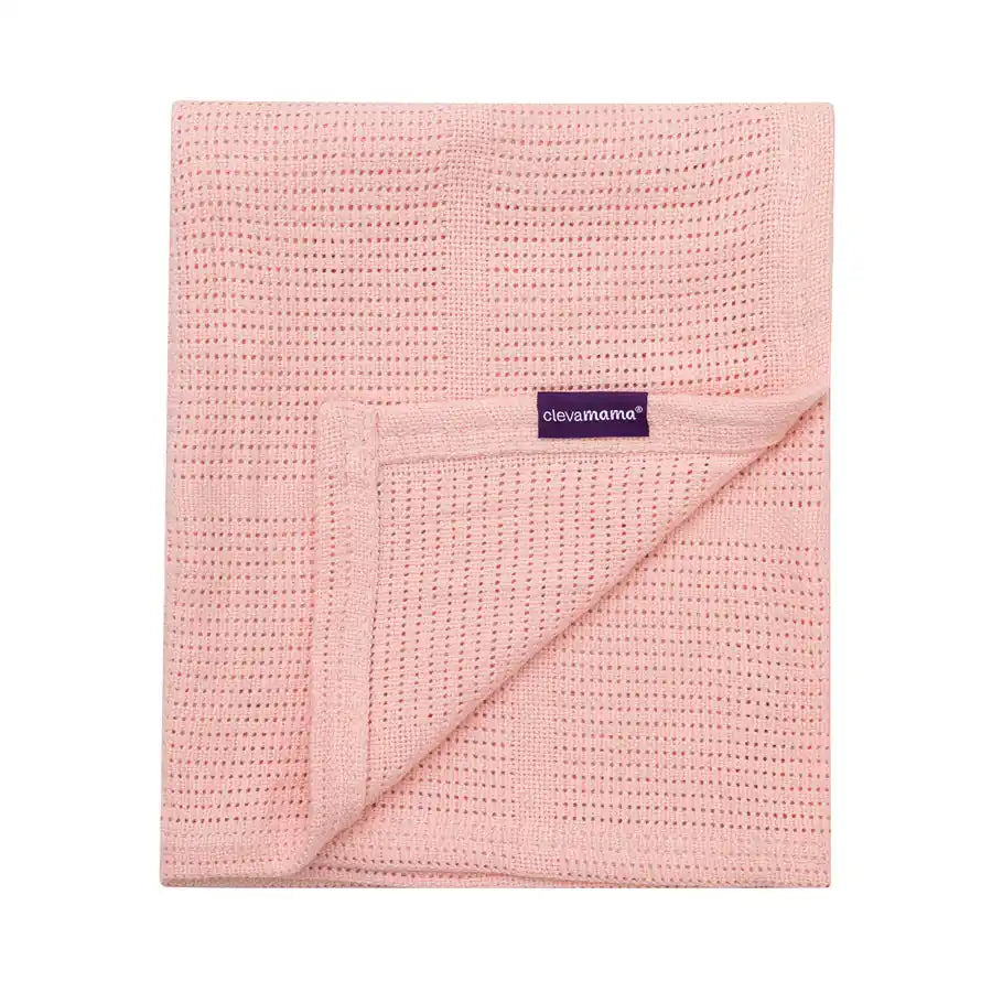 Clevamama Cellular Blanket 80 x 100 cm (Pink)