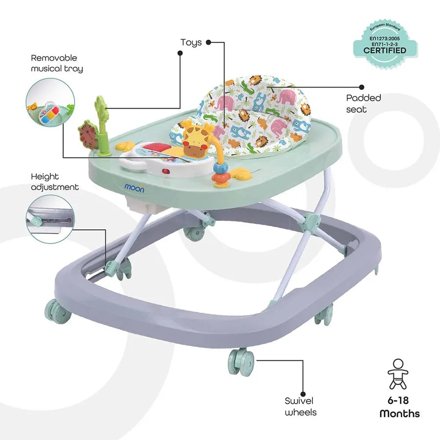 Moon - Drive Baby/Child Walker With music & Toys (Grey Forest)