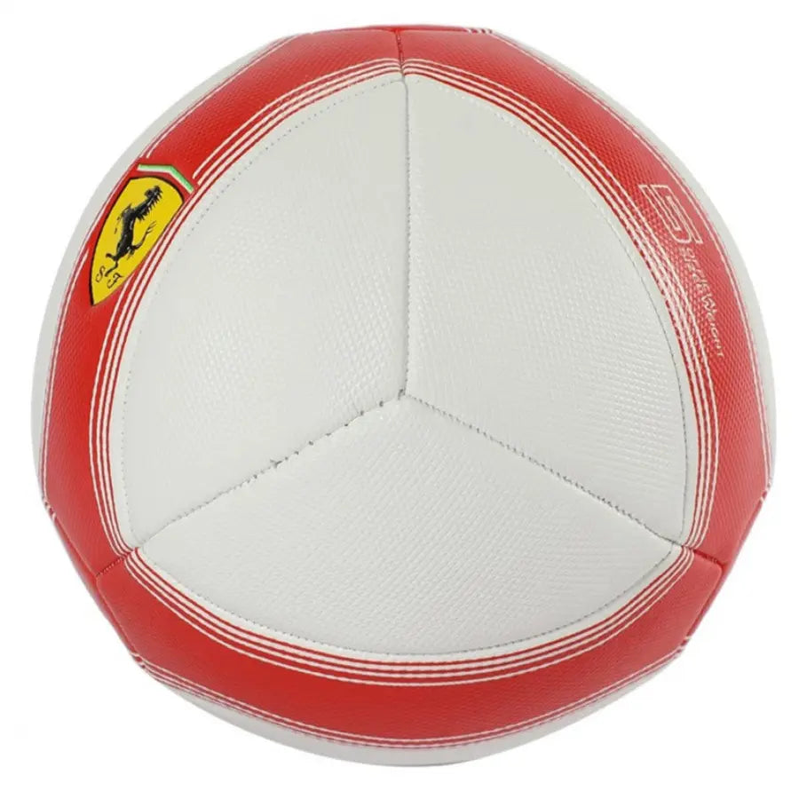 Ferrari - Machine Sewing Soccer Ball - Size 5 (White/Red)