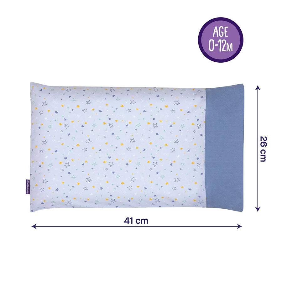 ClevaFoam Baby Pillow Case (Blue)