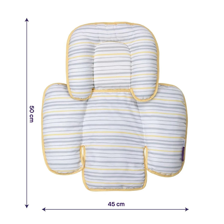 Clevamama ClevaFoam Head, Neck & Body Support (Grey & Yellow)