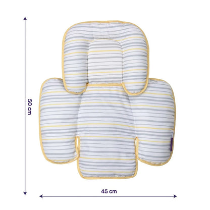 Clevamama ClevaFoam Head, Neck & Body Support (Grey & Yellow)