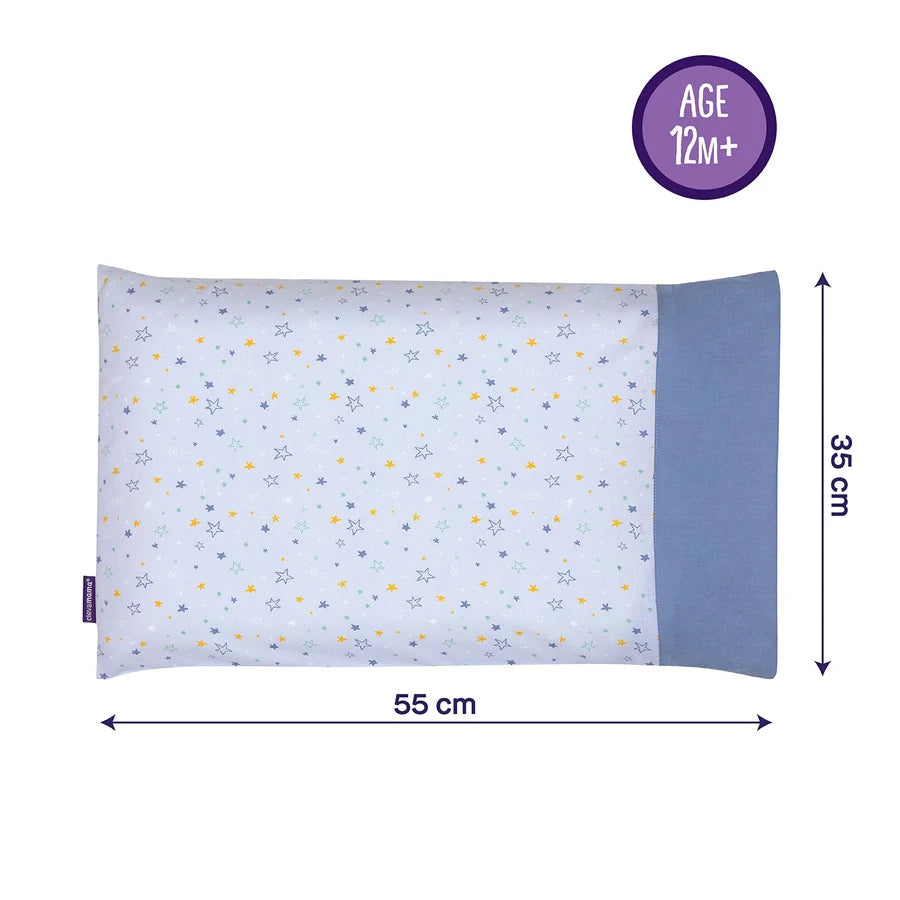 ClevaFoam Toddler Pillow Case (Blue)