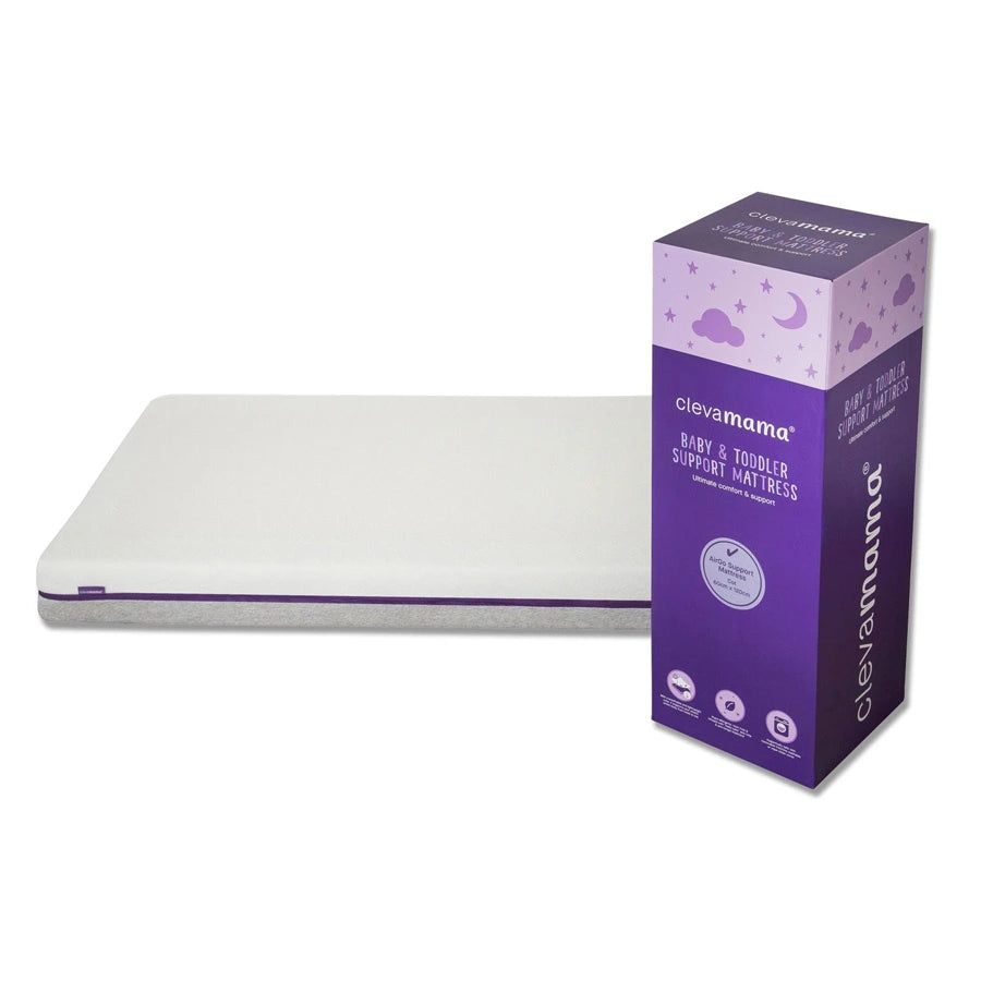 مرتبة دعم ClevaMama AirGo مقاس 60 × 120 × 11 سم - حجم المهد مرتبة دعم ClevaMama AirGo مقاس 60 × 120 × 11 سم - حجم المهد