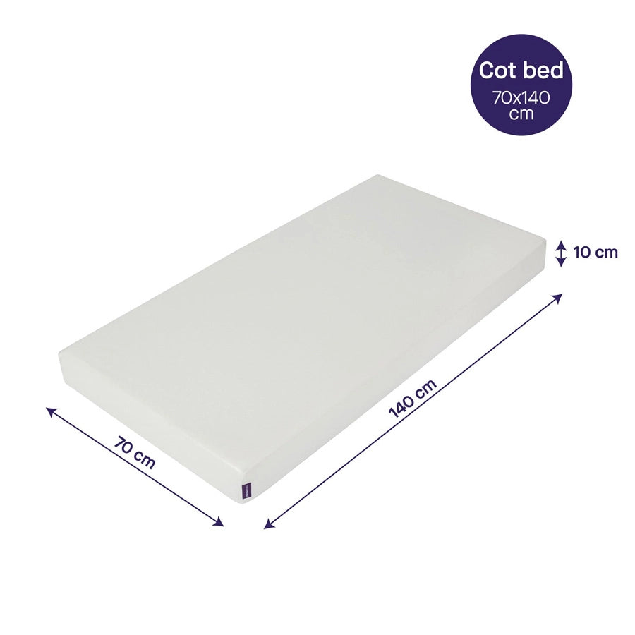 ClevaMama Anti-Allergy Mattress 70 x 140 x 10 cm - Cot Bed Size