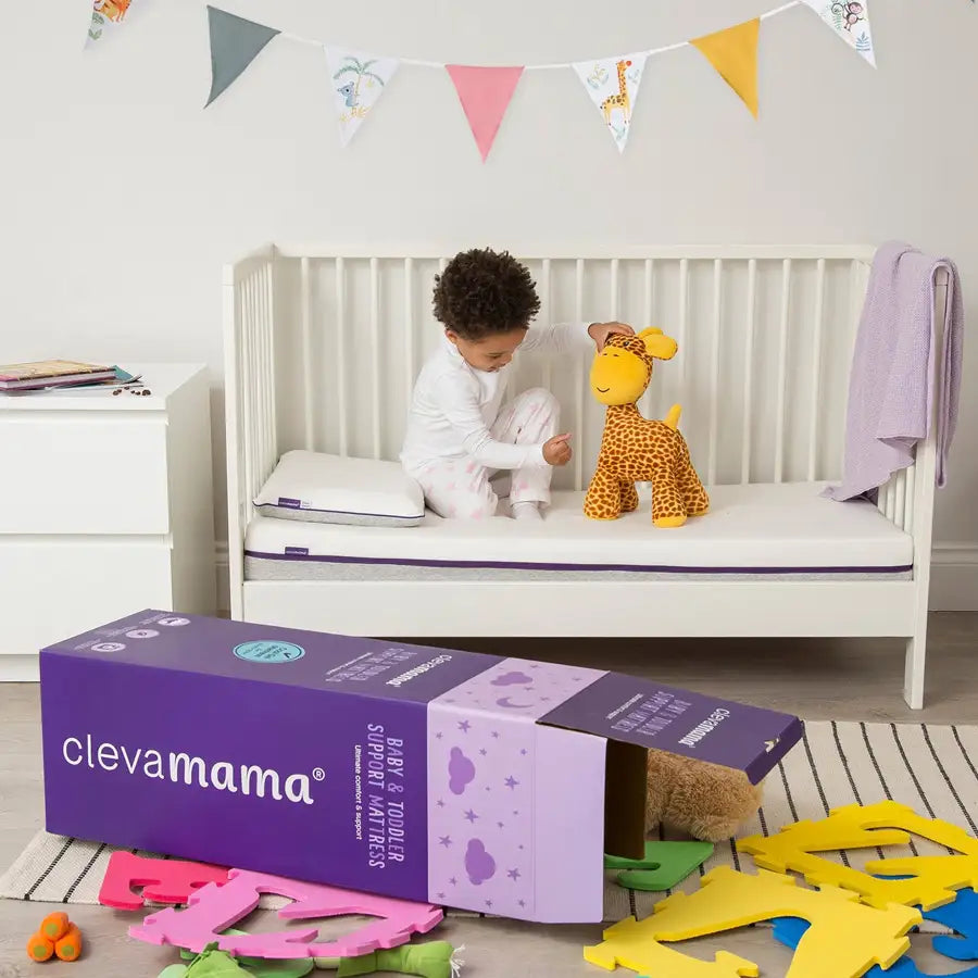 مرتبة ClevaMama للتحكم بالمناخ 70 × 140 × 10 سم - مقاس سرير المهد مرتبة ClevaMama للتحكم بالمناخ 70 × 140 × 10 سم - مقاس سرير المهد