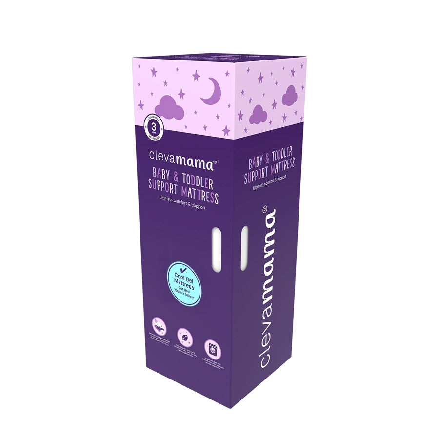 مرتبة ClevaMama للتحكم بالمناخ 70 × 140 × 10 سم - مقاس سرير المهد مرتبة ClevaMama للتحكم بالمناخ 70 × 140 × 10 سم - مقاس سرير المهد